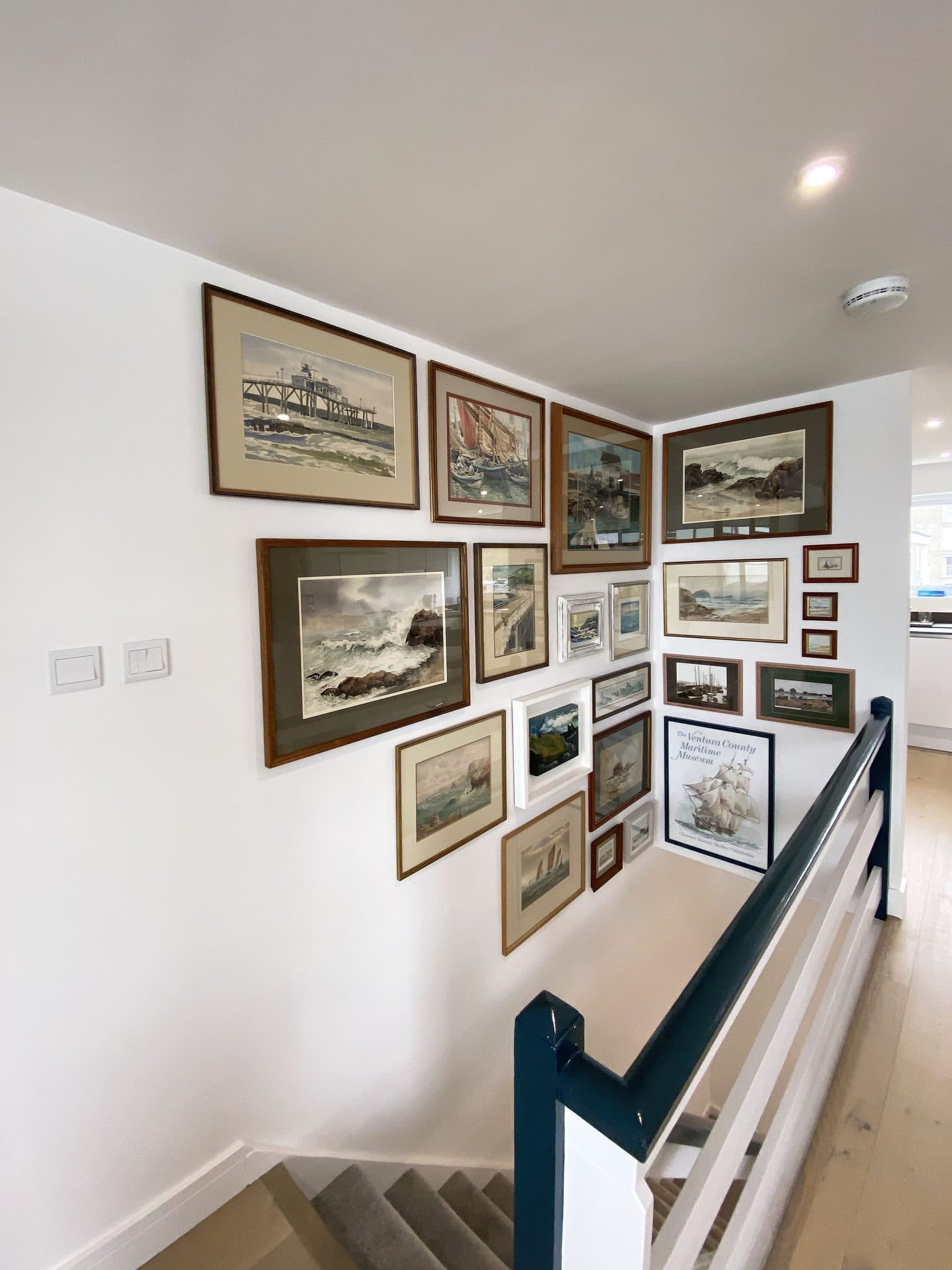 picture hanging art installation Brighton London Bristol Professional picture & mirror hanging service run by friendly creatives